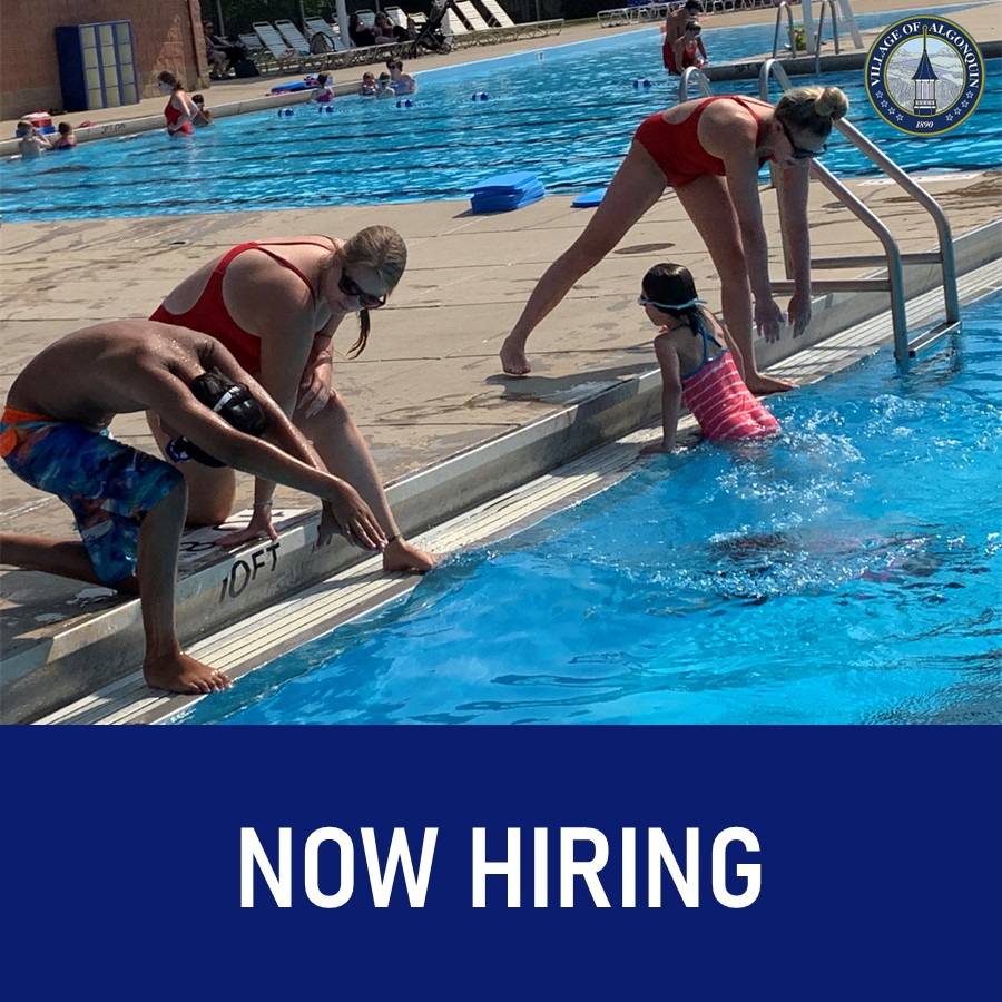 Now Hiring: Seasonal Lifeguard/Swim Instructor