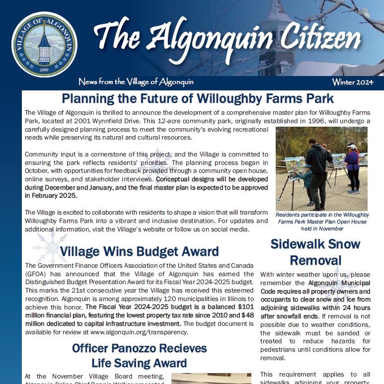 Winter 2024 Newsletter